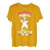 Tochter Vater Papa Einhorn T-Shirt