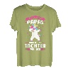 Tochter Vater Papa Einhorn T-Shirt