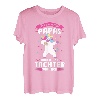 Tochter Vater Papa Einhorn T-Shirt