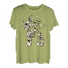 Einhorn Pegasus Skelett Halloween Mond Sterne T-Shirt