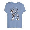 Einhorn Pegasus Skelett Halloween Mond Sterne T-Shirt