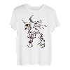 Einhorn Pegasus Skelett Halloween Mond Sterne T-Shirt