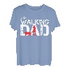 Herren The Walking Dad Männertag Vatertag Motiv Bollerwagen T-Shirt