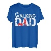 Herren The Walking Dad Männertag Vatertag Motiv Bollerwagen T-Shirt