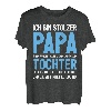 Herren Lustiges Vater Tochter Geburtstagsgeschenk Papa Geschenk T-Shirt