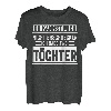 Papa von zwei Töchter Vater Vatertag Lustiges T-Shirt