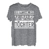 Papa von zwei Töchter Vater Vatertag Lustiges T-Shirt
