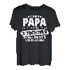 Papa Von 3 Töchtern T-shirt Lustiger Vater Tochter Spruch
