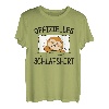 Schlafendes Faultier Pyjama Schlafanzug Offizielles Schlaf T-Shirt