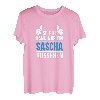 Sascha Vorname Name Spruch Lustig Fun Geburtstag Sascha T-Shirt