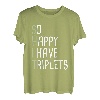 So glücklich, dass ich Drillinge habe T-Shirt