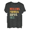 Herren Best Paten seit 1972 Geschenk Geburtstag Mädchen T-Shirt
