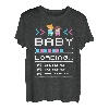 Baby Loading Gamer Schwangerschaft Zum Erstes Mal Papa Mama T-Shirt