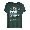 Baby Loading Gamer Schwangerschaft Zum Erstes Mal Papa Mama T-Shirt