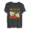Herren Best Cat Dad Ever - Lustiges Katzenpapa T-Shirt