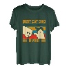 Herren Best Cat Dad Ever - Lustiges Katzenpapa T-Shirt