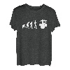 Human Evolution Drum Musiker Drummer T-Shirt
