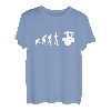 Human Evolution Drum Musiker Drummer T-Shirt