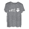 Human Evolution Drum Musiker Drummer T-Shirt