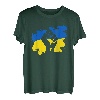 Ukraine Flagge Ukrainischer Patriot Faust Ukraine Tryzub T-Shirt
