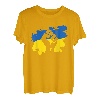 Ukraine Flagge Ukrainischer Patriot Faust Ukraine Tryzub T-Shirt