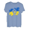 Ukraine Flagge Ukrainischer Patriot Faust Ukraine Tryzub T-Shirt