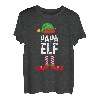 Herren Papa Elf Weihnachten Weihnachtsmann T-Shirt
