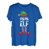 Herren Papa Elf Weihnachten Weihnachtsmann T-Shirt