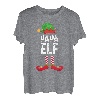 Herren Papa Elf Weihnachten Weihnachtsmann T-Shirt