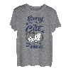 Lustige Katze Sorry I'm Late My Cat Was Sitting On Me T-Shirt