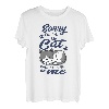 Lustige Katze Sorry I'm Late My Cat Was Sitting On Me T-Shirt