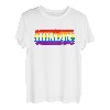 Human Mensch Homosexuell Lesbisch Schwul Regenbogen Pride T-Shirt