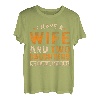 Ich hab eine Ehefrau und zwei Töchter Vatertag Lustiges Papa T-Shirt