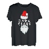 Herren Papa Claus - Bart Papa Weihnachtsmann Weihnachtskostüm Vater T-Shirt