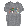 Weihnachten 2022 Pyjama X-Mas Santa Rentier Schneemann Gesichtsmaske T-Shirt