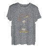 Sanduhr Schädel Zeitreise Gothic Okkult Mystisch Geschenk T-Shirt