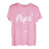 Herren werdender Vater vierfacher Papa hoch 4 Mathe Physik Lehrer T-Shirt