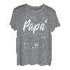 Herren werdender Vater vierfacher Papa hoch 4 Mathe Physik Lehrer T-Shirt