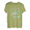 Hippity Hop Bunny Hase Batikfärbung Ostertag passende Familie T-Shirt