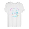 Hippity Hop Bunny Hase Batikfärbung Ostertag passende Familie T-Shirt