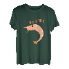 Lustiges Garnelen Essen Shrimp Outfit für Meeresfrüchte Koch T-Shirt