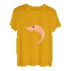 Lustiges Garnelen Essen Shrimp Outfit für Meeresfrüchte Koch T-Shirt