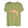 Lustiges Garnelen Essen Shrimp Outfit für Meeresfrüchte Koch T-Shirt