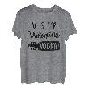 V Is For Valentine Vodka Valentinstag Trinkendes alleinstehendes Mädchen T-Shirt
