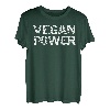 Veganes Workout-Geschenk für Männer, lustiges Used-Look, vegane Kraft T-Shirt