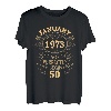 50. Geburtstag Geschenk Mann Mythos Legende Januar 1973 T-Shirt