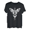 Schmetterling Skelett Horror Okkulter Satanismus Dämon Evil Satanic T-Shirt