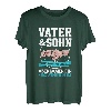 Vater und Sohn vielleicht nicht immer einer Meinung Partner T-Shirt