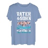 Vater und Sohn vielleicht nicht immer einer Meinung Partner T-Shirt