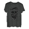 Totenkopf mit Bart Cool Bart-Totenkopf und Sonnenbrille T-Shirt T-Shirt